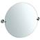 Gatco Designer II 30 1/4" x 25" Large Round Wall Mirror