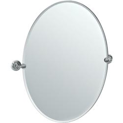 Gatco Designer II Chrm 28 1/2&quot; x 32&quot; Oval Vanity Mirror