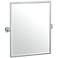 Gatco Designer II Chrome 24 1/2" x 25" Framed Wall Mirror