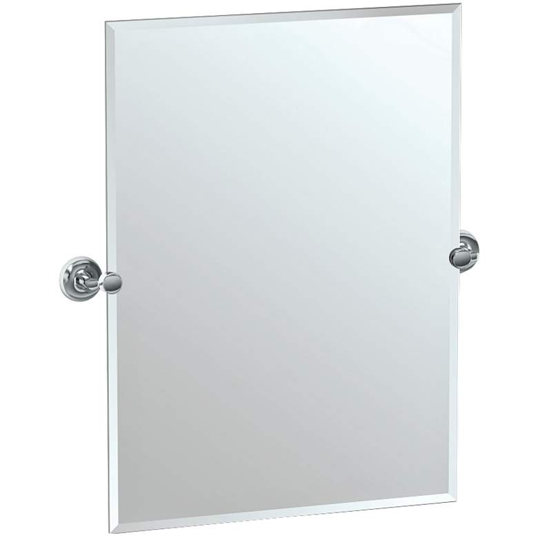 Image 1 Gatco Designer II Chrome 28 1/2 inch x 31 1/2 inch Vanity Mirror