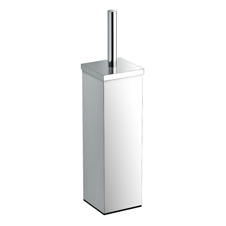 Image 1 Gatco Elegant Chrome 14 3/4 inch High Toilet Brush Holder