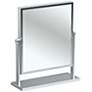 Gatco Elegant Chrome 9 3/4" x 12" Table Mirror