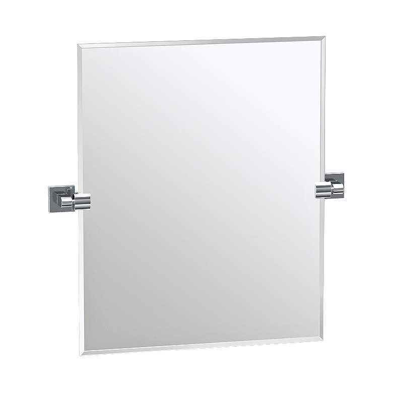 Image 1 Gatco Elevate Chrome 23 1/2 inch x 24 inch Rectangular Vanity Mirror