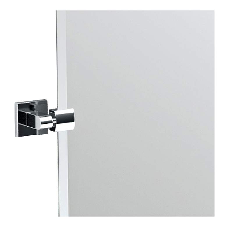 Image 3 Gatco Elevate Chrome 27 1/2 inch x 31 1/2 inch Wall Mirror more views