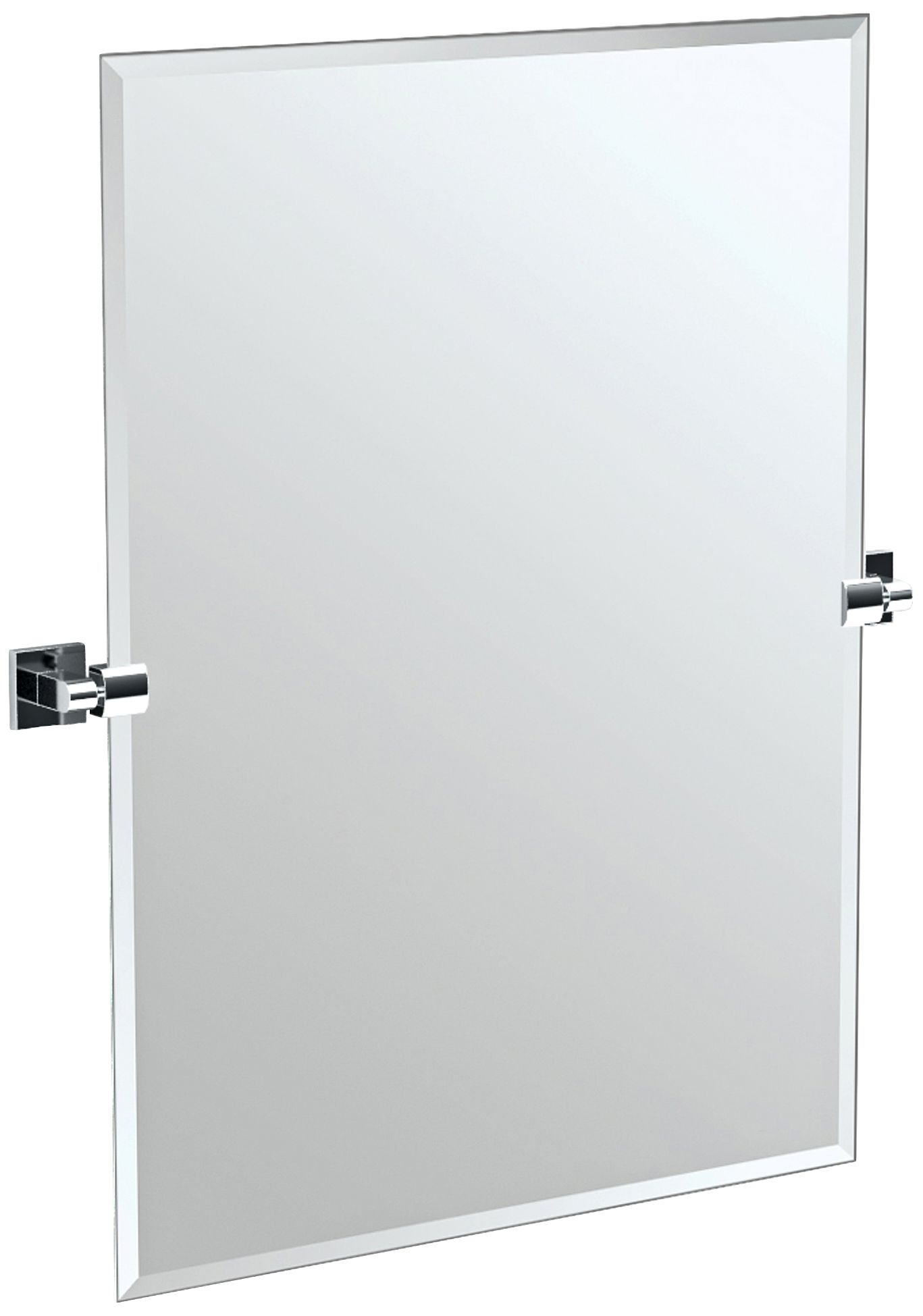 Gatco Elevate Chrome 27 1/2" x 31 1/2" Wall Mirror Image 2