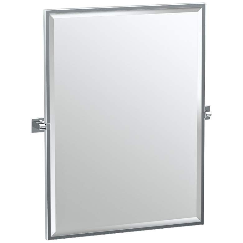 Image 1 Gatco Elevate Chrome 27 3/4" x 32 1/2" Wall Mirror