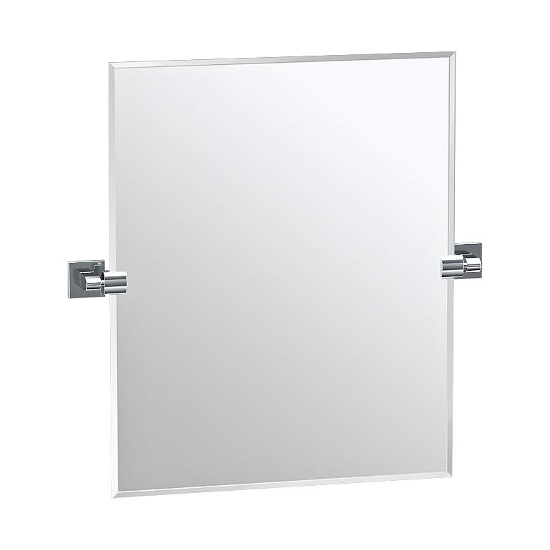 Image 1 Gatco Elevate Satin Nickel 23 1/2 inch x 24 inch Vanity Mirror