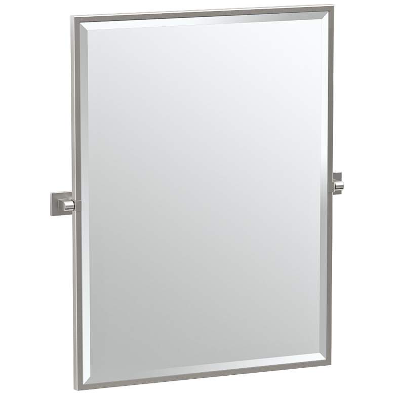 Image 1 Gatco Elevate Satin Nickel 27 3/4 inch x 32 1/2 inch Wall Mirror