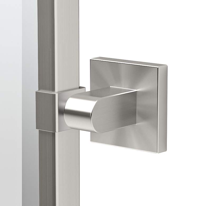 Image 2 Gatco Elevate Satin Nickel 27 3/4" x 32 1/2" Wall Mirror more views