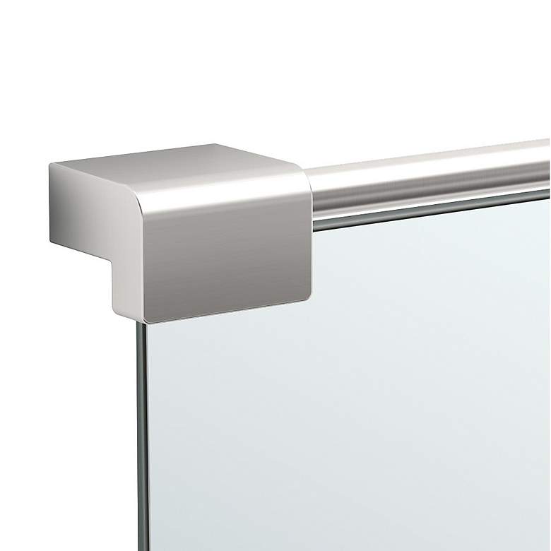 Image 2 Gatco Fixed Mount Satin Nickel 19 1/2" x 25 1/2" Wall Mirror more views