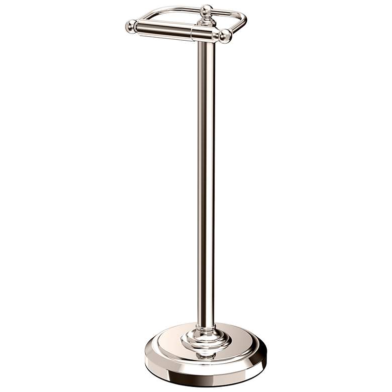 Image 2 Gatco Freestanding Toliet Paper Holder, Polished Nickel