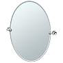 Thumbnail1 of Gatco Glam 26.5"H Frameless Oval Mirror, Chrome