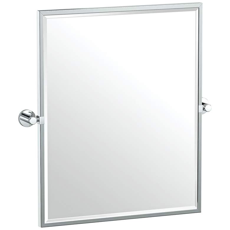 Image 1 Gatco Glam Chrome 23 3/4" x 25" Framed Wall Mirror