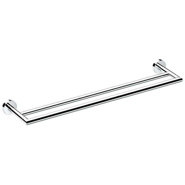 Image 1 Gatco Glam Chrome 24 inch Wide Double Towel Bar