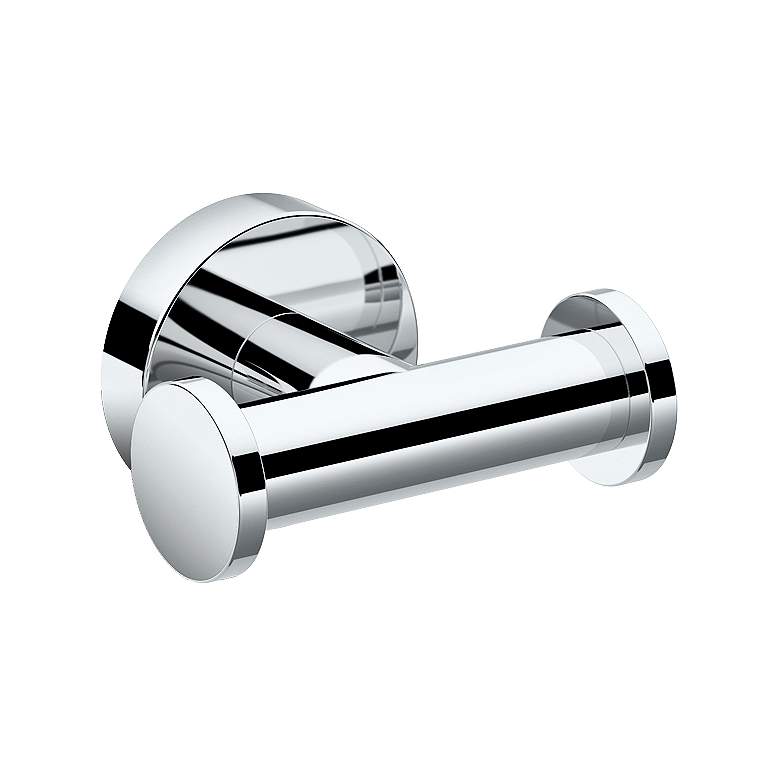 Image 1 Gatco Glam Chrome 3 inch Wide Double Robe Hook