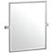 Gatco Glam Satin Nickel 23 3/4" x 25" Framed Wall Mirror