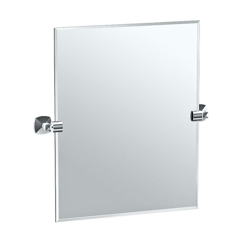 Image 1 Gatco Jewel Chrome 23 3/4 inch x 24 inch Vanity Mirror