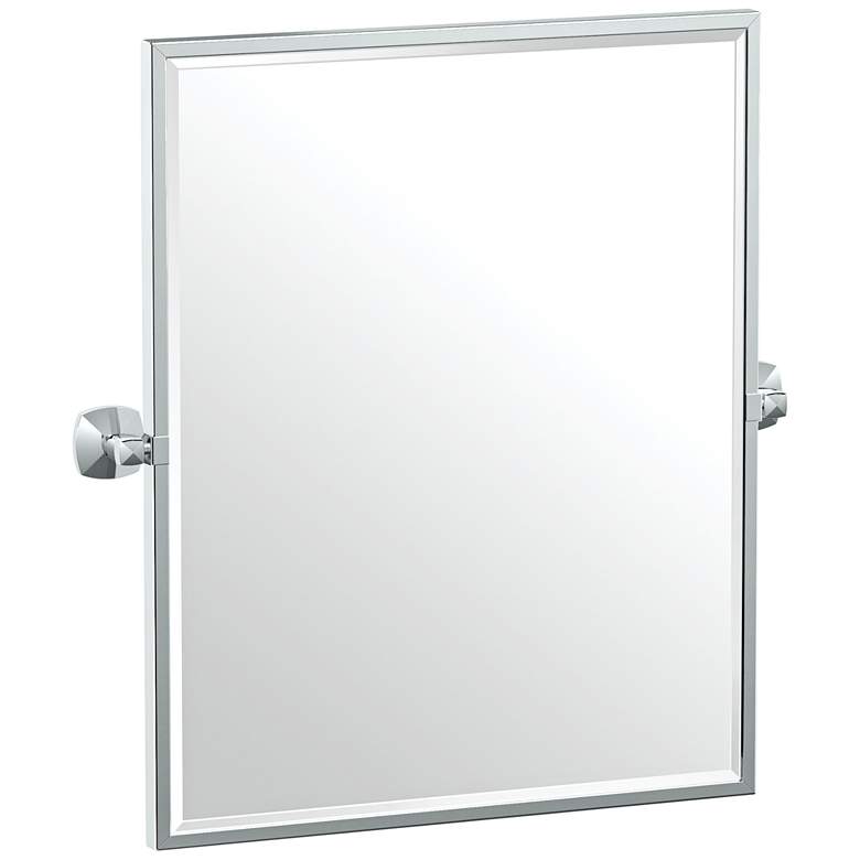Image 1 Gatco Jewel Chrome 24 1/2 inch x 25 inch Framed Wall Mirror