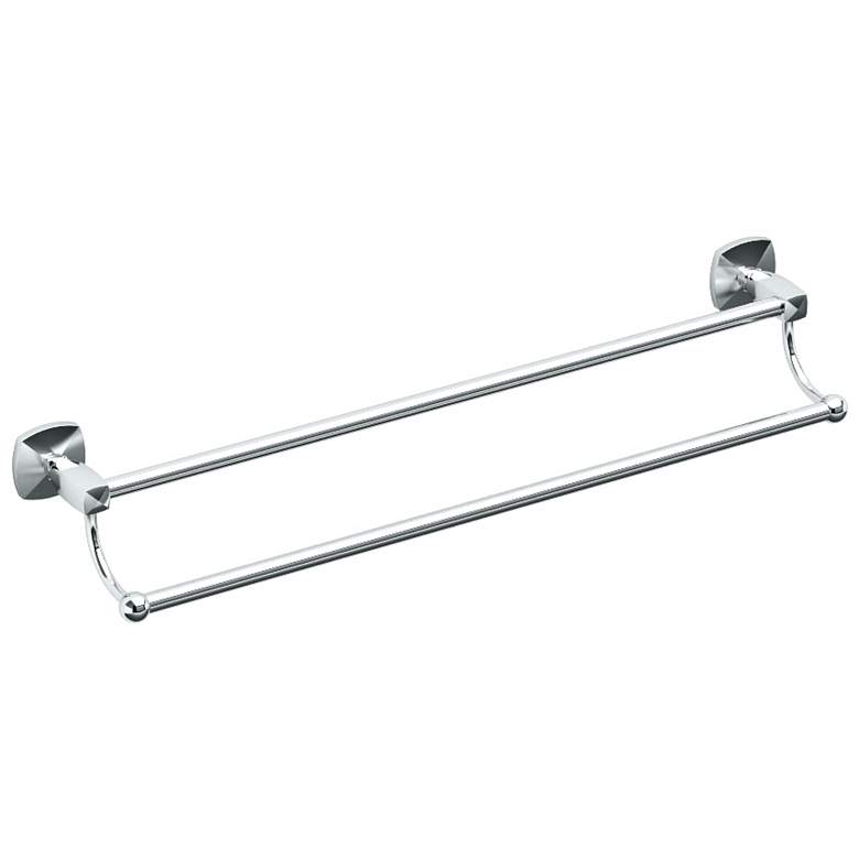 Image 1 Gatco Jewel Chrome 24" Wide Double Towel Bar