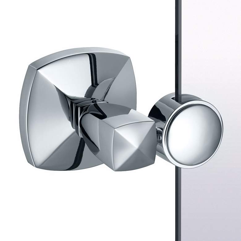 Image 2 Gatco Jewel Chrome 28" x 32" Oval Tilting Wall Mirror more views