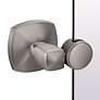 Gatco Jewel Satin Nickel 24" x 26 1/2" Oval Tilt Wall Mirror