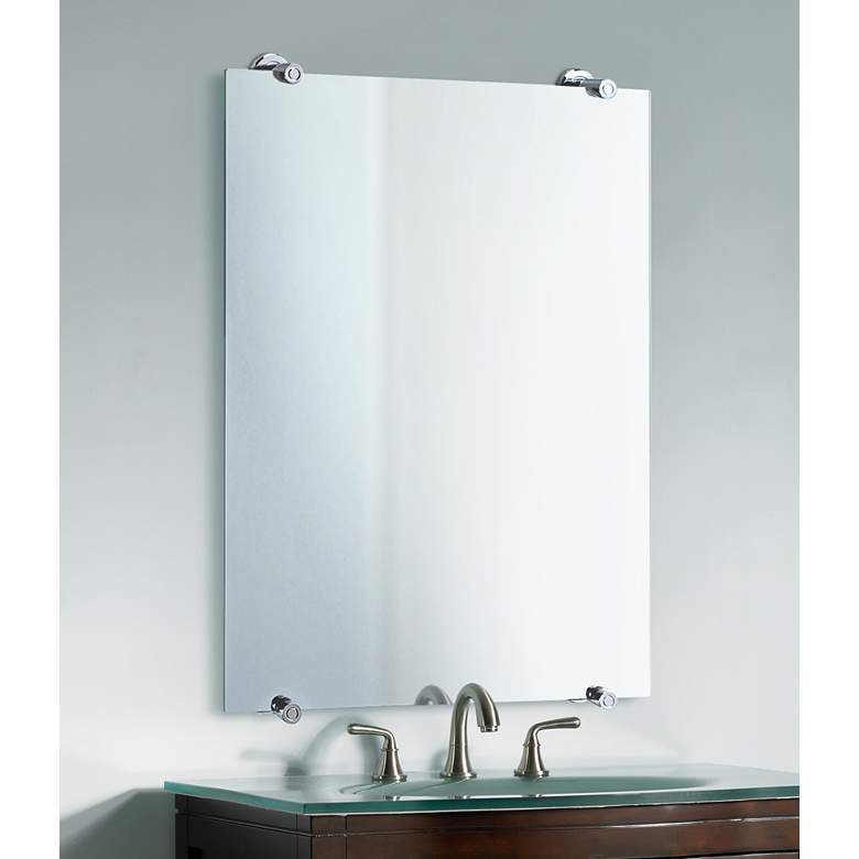 Image 1 Gatco Latitude 2 Polished Chrome 22" x 32" Wall Mirror