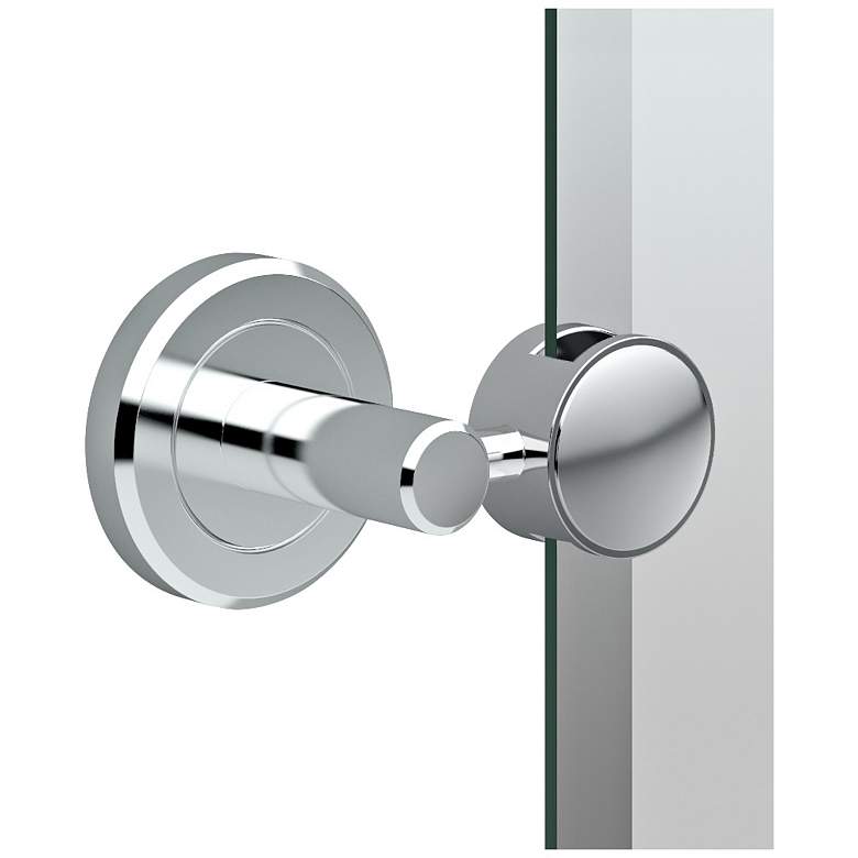Image 2 Gatco Latitude II Chrome 24" x 24" Rectangular Vanity Mirror more views
