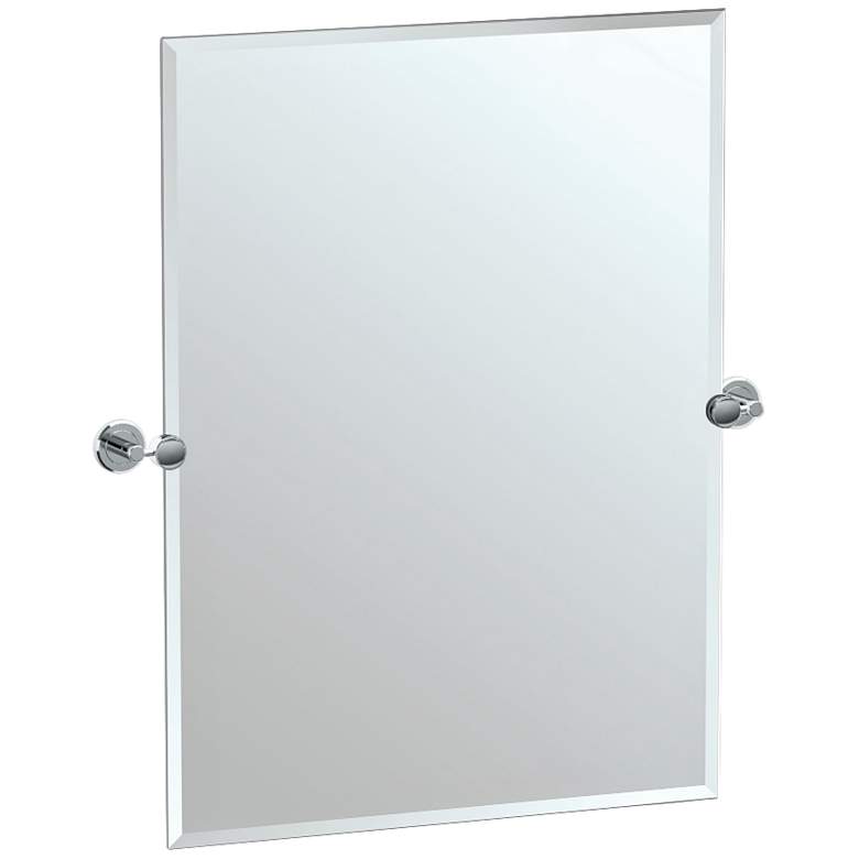 Image 1 Gatco Latitude II Chrome 27 1/2 inch x 31 1/2 inch Vanity Mirror