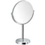 Gatco Latitude II Chrome Table Makeup Mirror