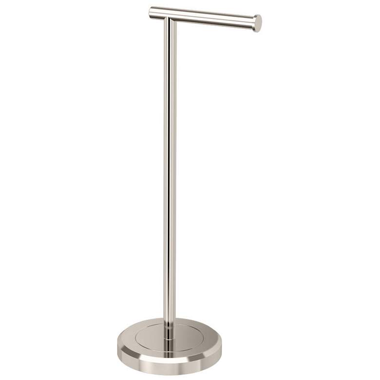 Image 1 Gatco Latitude II Freestanding Toliet Paper Holder, Polished Nickel