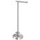Gatco Latitude II Freestanding Toliet Paper Holder w/ Storage, Satin Nickel