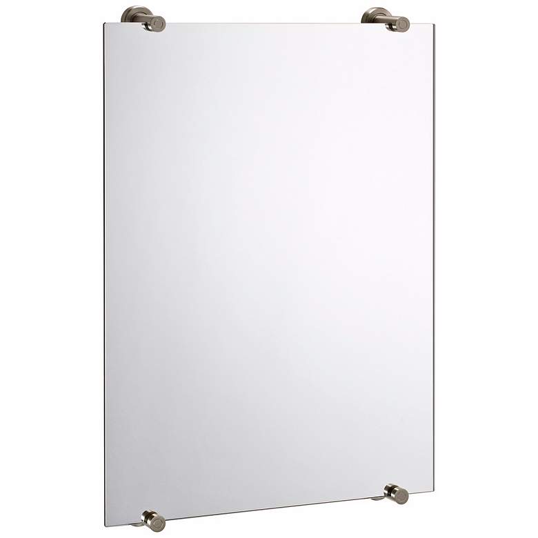 Image 1 Gatco Latitude II Satin Nickel 22" x 32" Wall Mirror