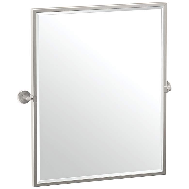 Image 1 Gatco Latitude II Satin Nickel 23 3/4" x 25" Wall Mirror