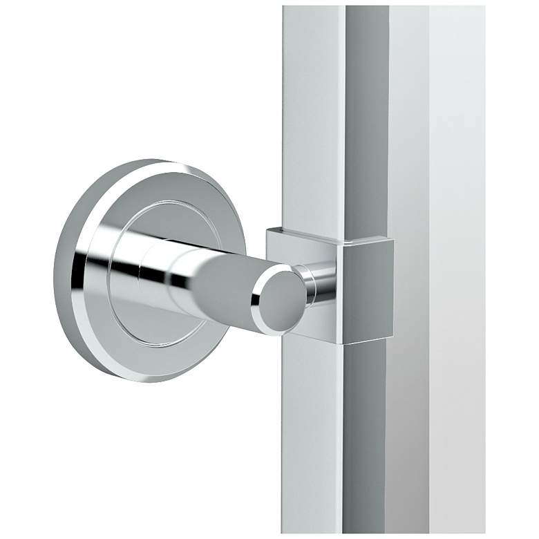 Image 2 Gatco Latitude II Satin Nickel 27 3/4" x 32 1/2" Wall Mirror more views