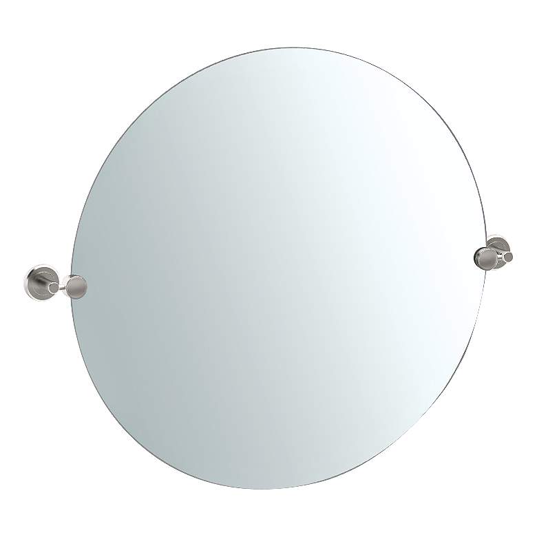 Image 1 Gatco Latitude II Satin Nickel 29 x 25" Wall Mirror