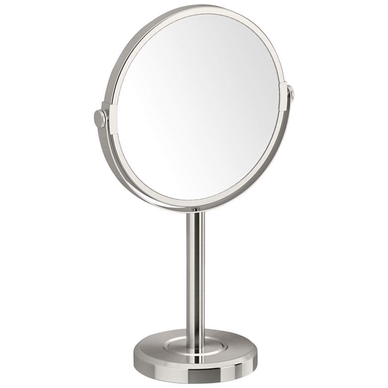 Image 2 Gatco Latitude II Satin Nickel Table Makeup Mirror