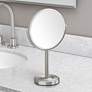 Gatco Latitude II Satin Nickel Table Makeup Mirror