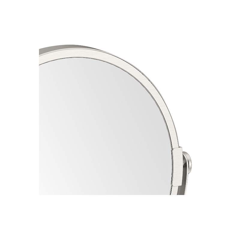 Image 3 Gatco Latitude II Satin Nickel Table Makeup Mirror more views