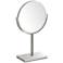 Gatco Latitude III Satin Nickel Countertop Makeup Mirror