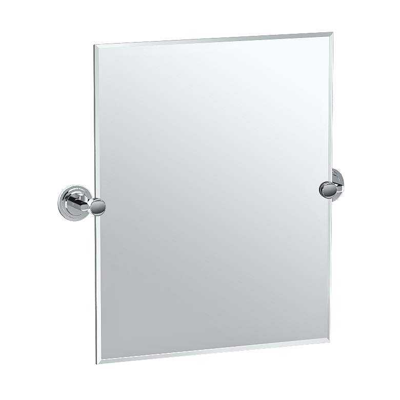 Image 1 Gatco Marina Chrome 24 3/4" x 24" Vanity Mirror
