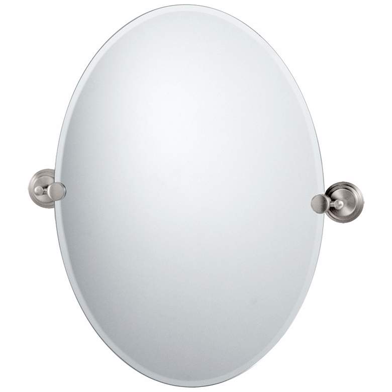 Image 1 Gatco Marina Satin Nickel 24 inch x 26 1/2 inch Tilt Wall Mirror