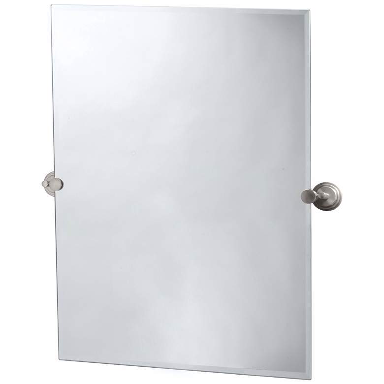 Image 1 Gatco Marina Satin Nickel 28" x 31 1/2" Tilt Wall Mirror