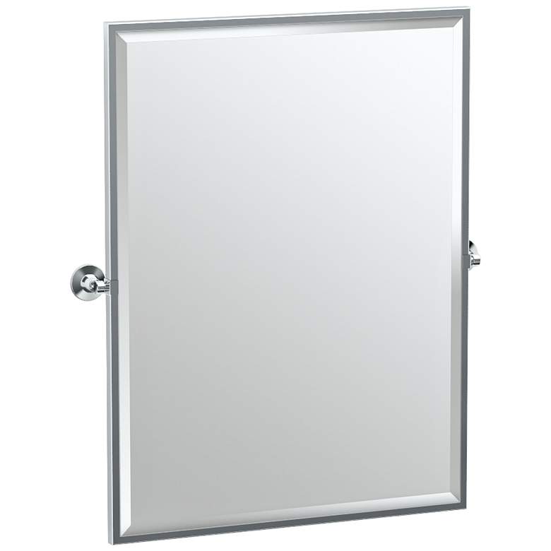 Image 1 Gatco Max Chrome 28" x 32 1/2" Rectangular Wall Mirror