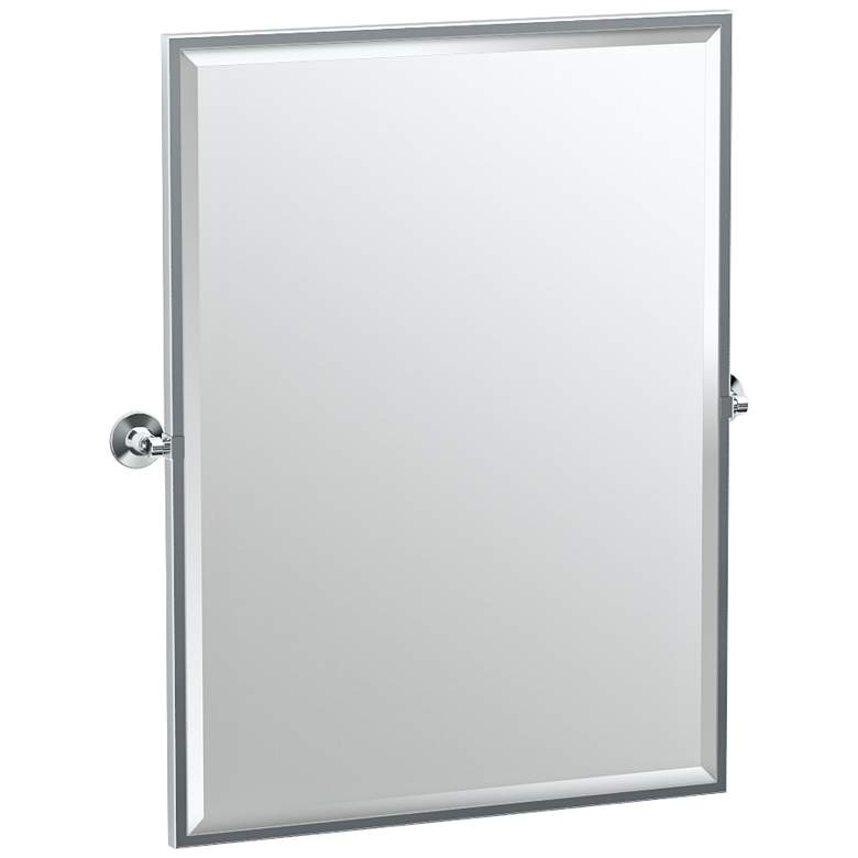 Image 1 Gatco Max Chrome 28 inch x 32 1/2 inch Rectangular Wall Mirror