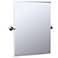 Gatco Max Satin Nickel 27 3/4" x 31 1/2" Tilting Wall Mirror