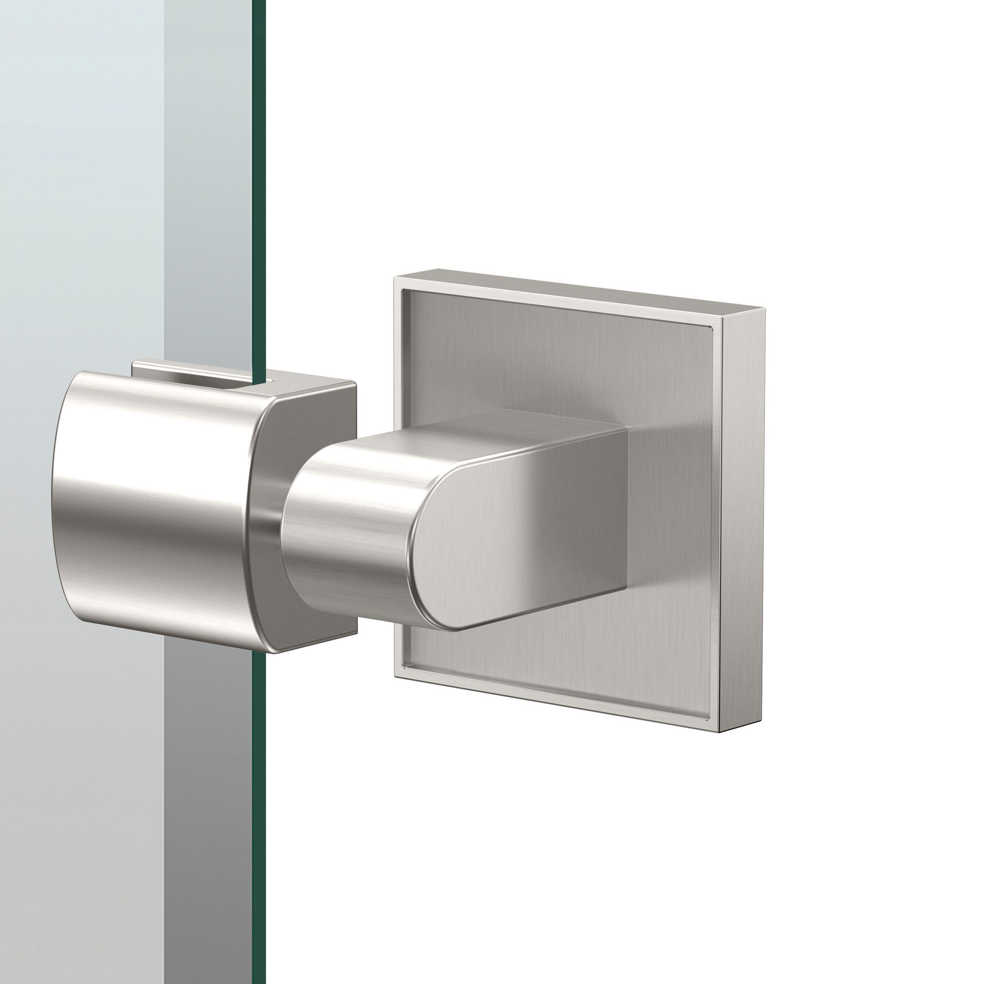 Image 2 Gatco Mode 24"H Frameless Rectangular Mirror, Satin Nickel more views