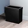 1_Gatco Rectangle Wastebasket 11.875", Matte Black