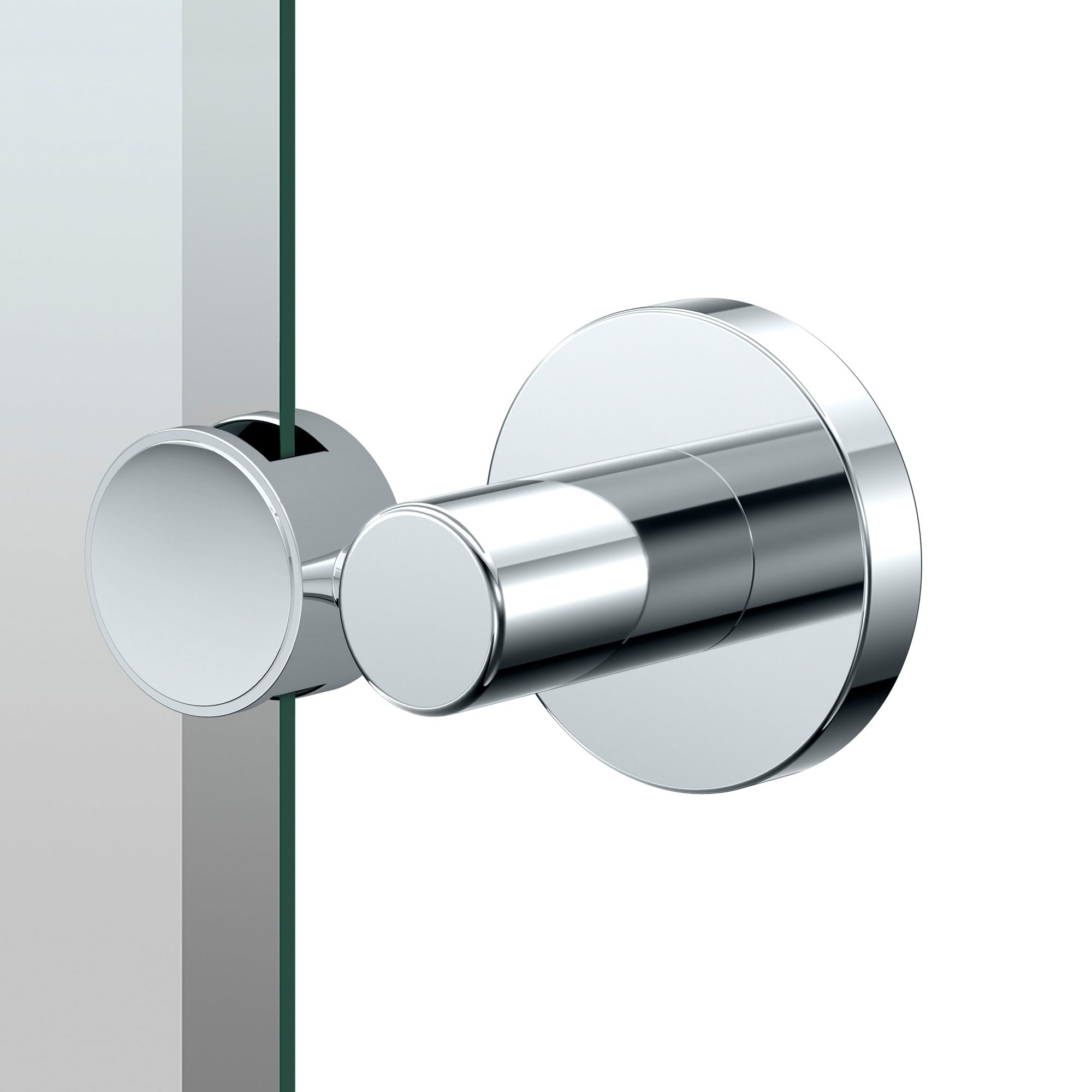 Image 2 Gatco Reveal 26.5"H Frameless Oval Mirror, Chrome more views