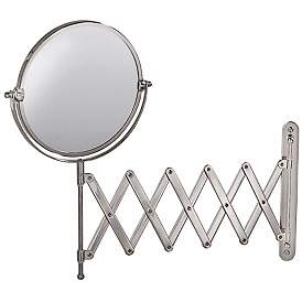 Image1 of Gatco Satin Nickel 26 1/2" x 15 1/2" Accordion Wall Mirror