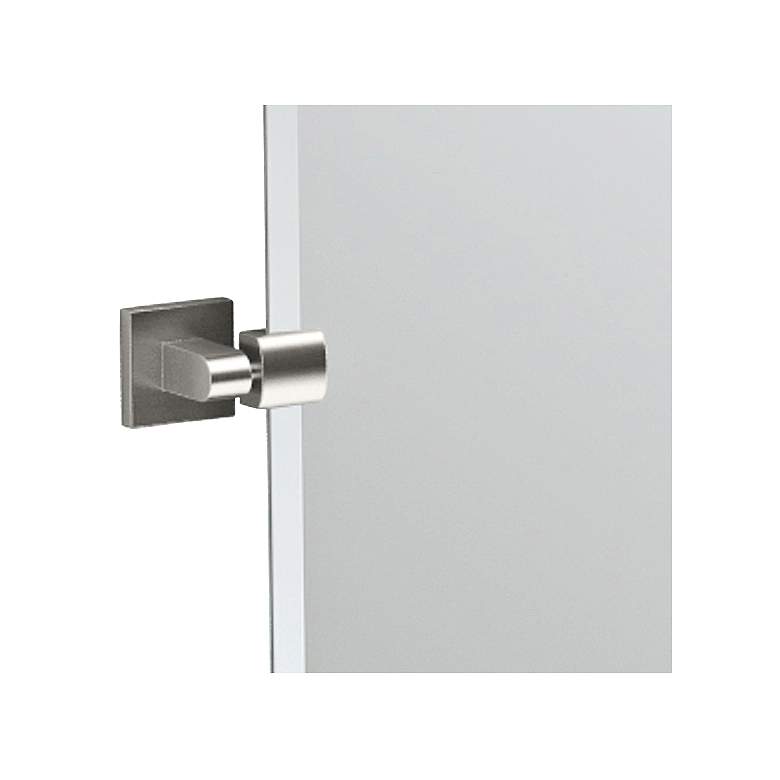 Image 2 Gatco Satin Nickel 27 1/2 inch x 31 1/2 inch Wall Mirror more views